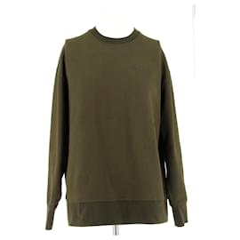 Y3-Y-3 Strickwaren & Sweatshirts T.International L Baumwolle-Khaki