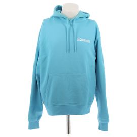JACQUEMUS Pulls & sweats T.International XL Coton Bleu