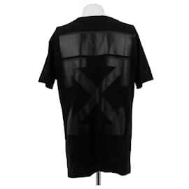 Off White-OFF-WHITE  T-shirts T.International L Cotton-Black