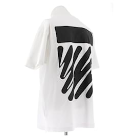 Off White-OFF-WHITE  T-shirts T.International XL Cotton-White