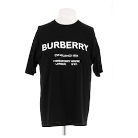 Burberry-BURBERRY T-shirts T.International M Coton-Noir