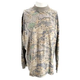 Camisetas Yeezy T.International M Algodão Marrom