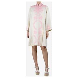 Gucci-Robe beige avec détails appliqués - taille UK 12-Beige