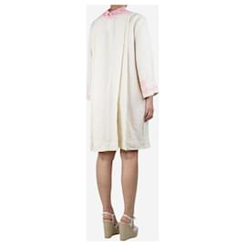 Gucci-Beiges Kleid mit Applikationsdetail – Größe UK 12-Beige