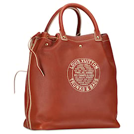 Louis Vuitton-Louis Vuitton Brown Tobago Koffer und Taschen Schuhtasche-Braun