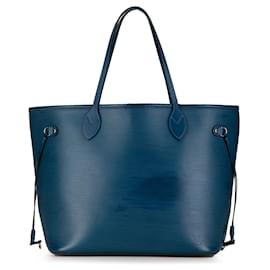 Louis Vuitton-Louis Vuitton Blue Epi Neverfull MM-Blue