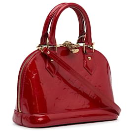 Louis Vuitton-Louis Vuitton Red Monogram Vernis Alma BB-Red