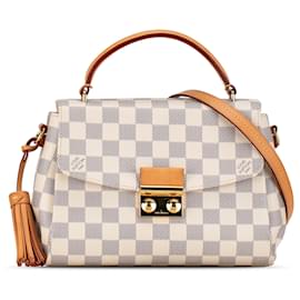 Louis Vuitton-Louis Vuitton Weiß Damier Azur Croisette-Weiß