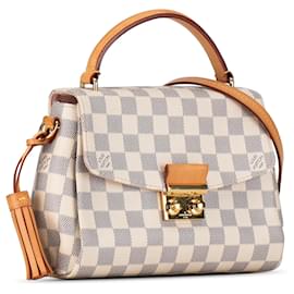 Louis Vuitton-Louis Vuitton White Damier Azur Croisette -White