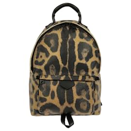 Louis Vuitton-Louis Vuitton Brown Wild Animal Palm Springs PM-Brown