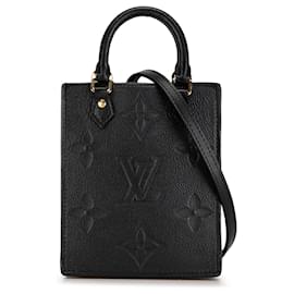 Louis Vuitton-Monograma Empreinte Petit Sac Plat negro de Louis Vuitton-Negro