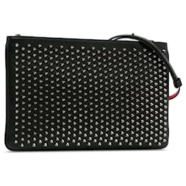 Christian Louboutin-Christian Louboutin Black Studded LoubiPosh Crossbody-Black