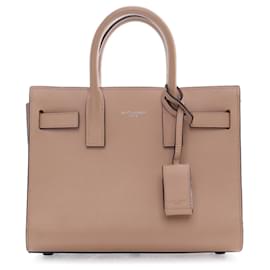 Saint Laurent-Saint Laurent Brown Nano Sac de Jour-Brown,Beige