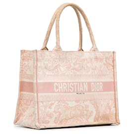 Dior-Dior Pink Medium Toile de Jouy Book Tote-Pink