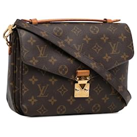 Louis Vuitton-Louis Vuitton Brown Monogram Pochette Metis-Braun