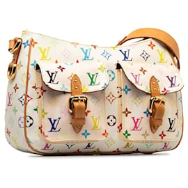 Louis Vuitton-Louis Vuitton White Monogram Multicolore Lodge GM-White