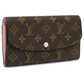 Louis Vuitton-Louis Vuitton Brown Monogram Emilie Wallet-Brown