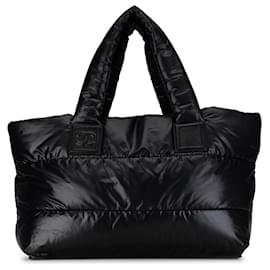 Chanel-Chanel Black Medium Coco Cocoon Reversible Tote-Black