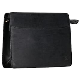 Louis Vuitton-Louis Vuitton Pochette Homme Leather Clutch Bag M52522 in Good condition-Other
