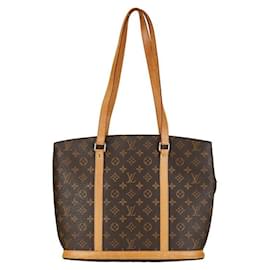 Louis Vuitton-Louis Vuitton Babylone Tote Bag Canvas Tote Bag M51102 en buen estado-Otro