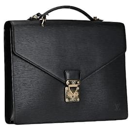 Louis Vuitton-Louis Vuitton Porte-Documents Bandierre Leder Businesstasche M54462 in gutem Zustand-Andere