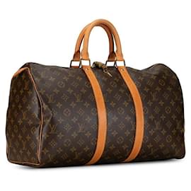 Louis Vuitton-Louis Vuitton Keepall 45 Canvas Travel Bag M41428 in Good condition-Other