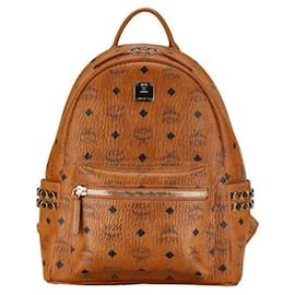 MCM-MCM Visetos Canvas Backpack Canvas Backpack in Good condition-Other