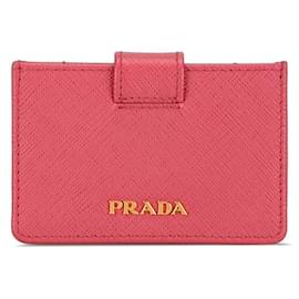 Prada-Prada Saffiano Leather Card Case Leather Card Case 1MC211 in Excellent condition-Other