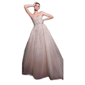 Robe de princesse Zuhair Murad en tulle blanc Blanc