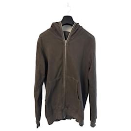 Rick Owens-Rick Owens Vintage Full Zip Hoodie-Dark brown