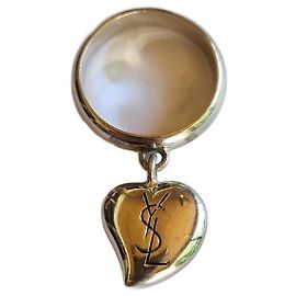 Yves Saint Laurent Vintage silver YSL Love collection in solid 925 silver Silvery