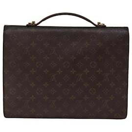 Louis Vuitton-LOUIS VUITTON Monogramm Porte Dokumente Bandouliere Tasche M53338 LV Auth 75067-Monogramm