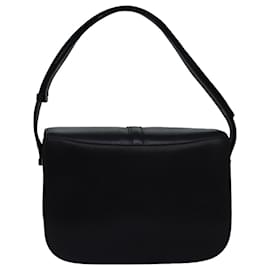 Balenciaga-BALENCIAGA Bolsa de Ombro Couro Preto Auth bs14121-Preto