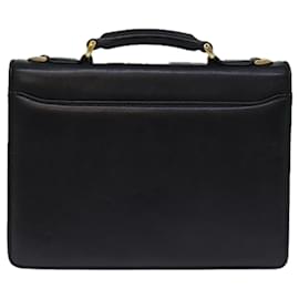 Balenciaga-BALENCIAGA Bolsa Business Couro Preto Auth bs14199-Preto