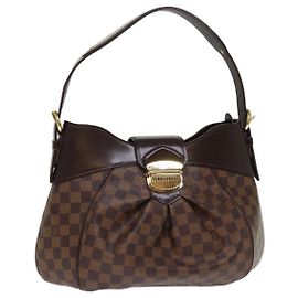 LOUIS VUITTON Borsa a tracolla Damier Ebene Sistina MM N41541 LV Auth 74568A Damier ebene