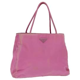 Prada-PRADA Tote Bag Nylon Pink Auth mr150-Pink