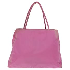 Prada-PRADA Tote Bag Nylon Pink Auth mr150-Pink