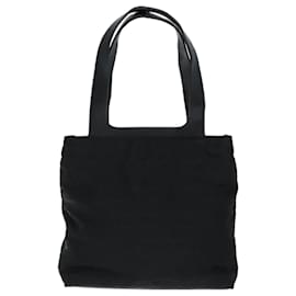 Prada-PRADA Hand Bag Nylon Black Auth bs14222-Black
