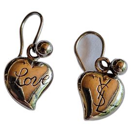 Yves Saint Laurent Vintage silver YSL Love collection in solid 925 silver Silvery