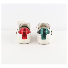 Gucci-Leather sneakers-White