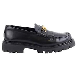 Céline-Leather loafers-Black