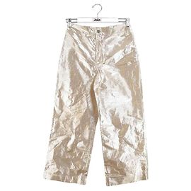 Roseanna Goldene gerade Hose Golden