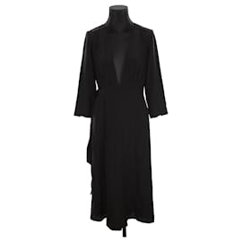 SéZane-Silk dress-Black