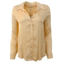 Autre Marque-Blusa color crema con estampado de cadenas de L'Agence-Crudo