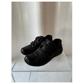 Prada-Prada velcro sneaker-Black