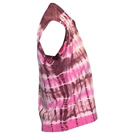 Autre Marque-Magenta & Multicolor Etoile Isabel Marant Tie-Dye Sleeveless Top Size US S-Multiple colors