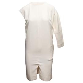 Fendi-Ensemble de robe deux pièces en soie mélangée Fendi blanche Taille IT 38-Blanc