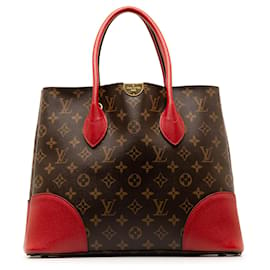 Louis Vuitton-Bolso satchel Flandrin con monograma Louis Vuitton marrón-Castaño