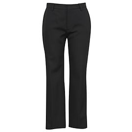 Calça de perna reta Saint Laurent em lã preta Preto