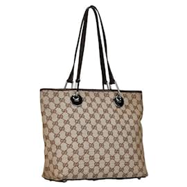 Gucci-Borsa tote in tela Gucci GG Borsa tote in tela 139552 in buone condizioni-Altro